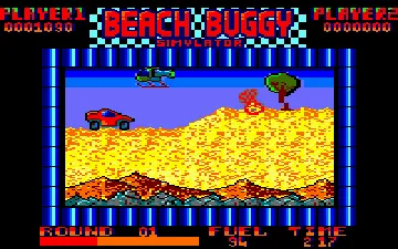 Beach Buggy Simulator (UK) (1987) screen shot game playing